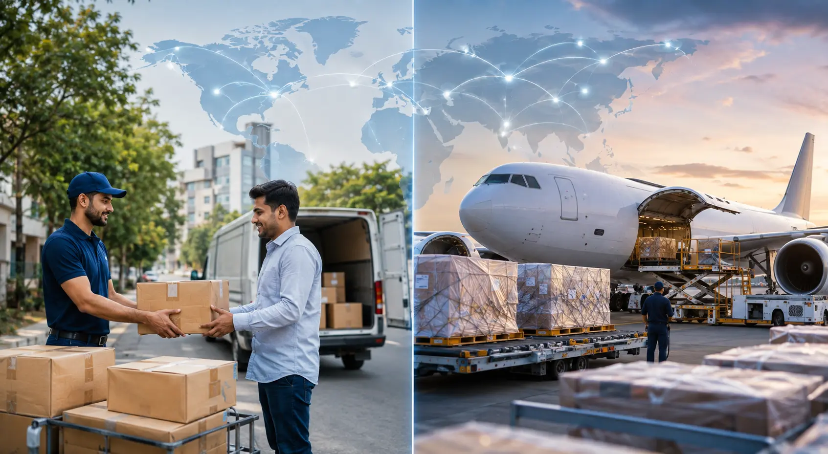 Domestic and International Courier Network