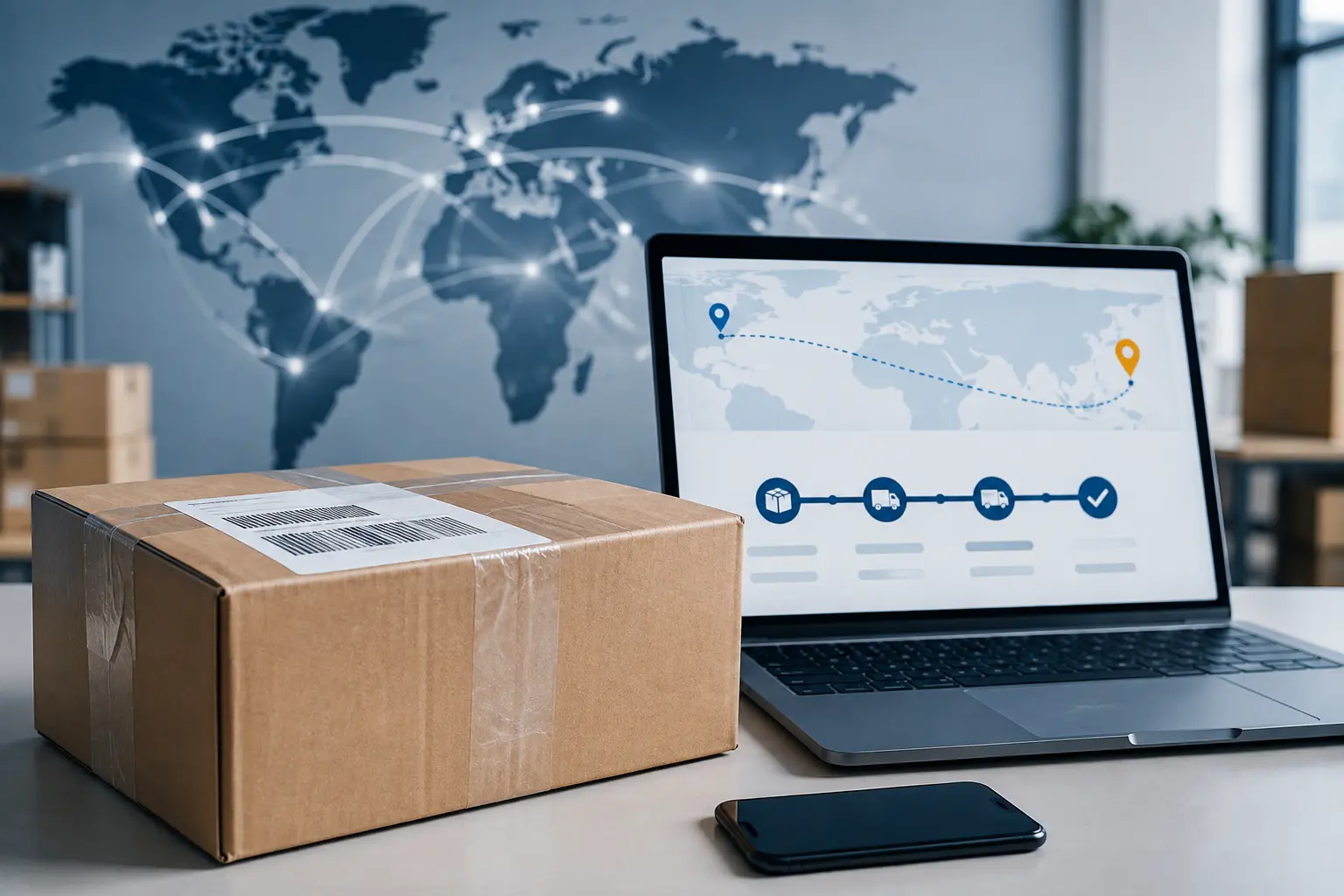 International Parcel Tracking and Logistics Barcode Scanning