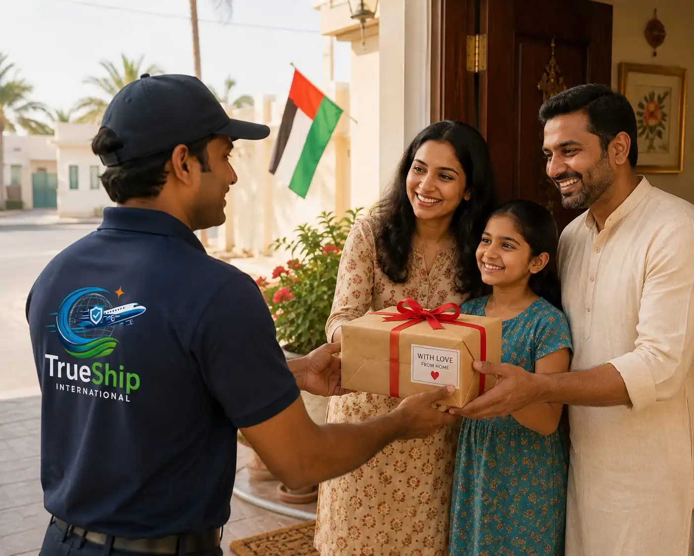 Rakhi parcel delivered abroad before festival date